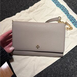 Tory Burch Beige Crossbody Bag